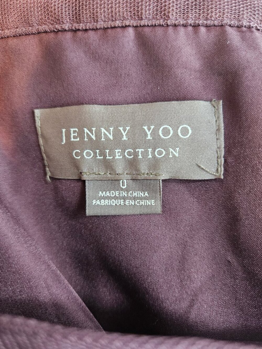BHLDN Jenny Yoo Collection Louise Tulle Maxi Skirt Burgundy Women's Size 0 Party - Picture 5 of 9